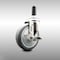 Service Caster 5 Inch 316SS Thermoplastic Rubber Swivel 7/8 Inch Expanding Stem Caster Brake SCC-SS316EX20S514-TPRB-TLB-78 - alternate 3